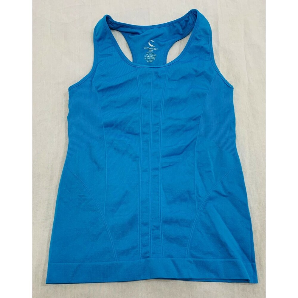 CLIMAWEAR WOMENS ATHLETIC SHIRT TANK TOP WITH BUILT BRA SIZE M